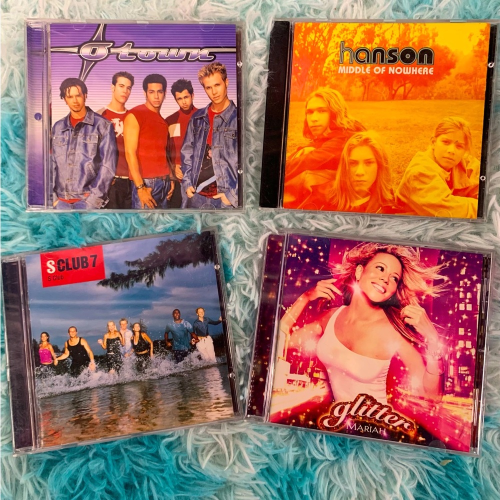 Vintage 90s/Y2K Pop CDs - Hanson, O-Town, S Club 7 & Mariah Carey